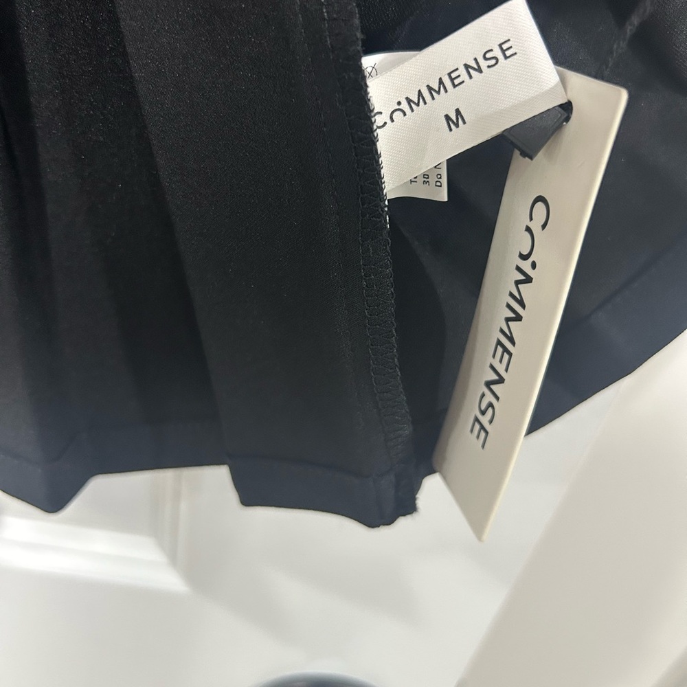 NWT Commense Metal Button Pleated Tank Dress - Picture 5 of 7